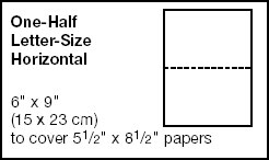 one half letter size laminating pouches half of letter size