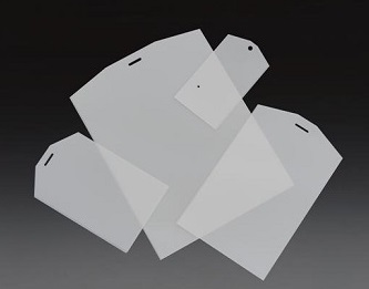 laminating pouches for making tags, 4 different sizes